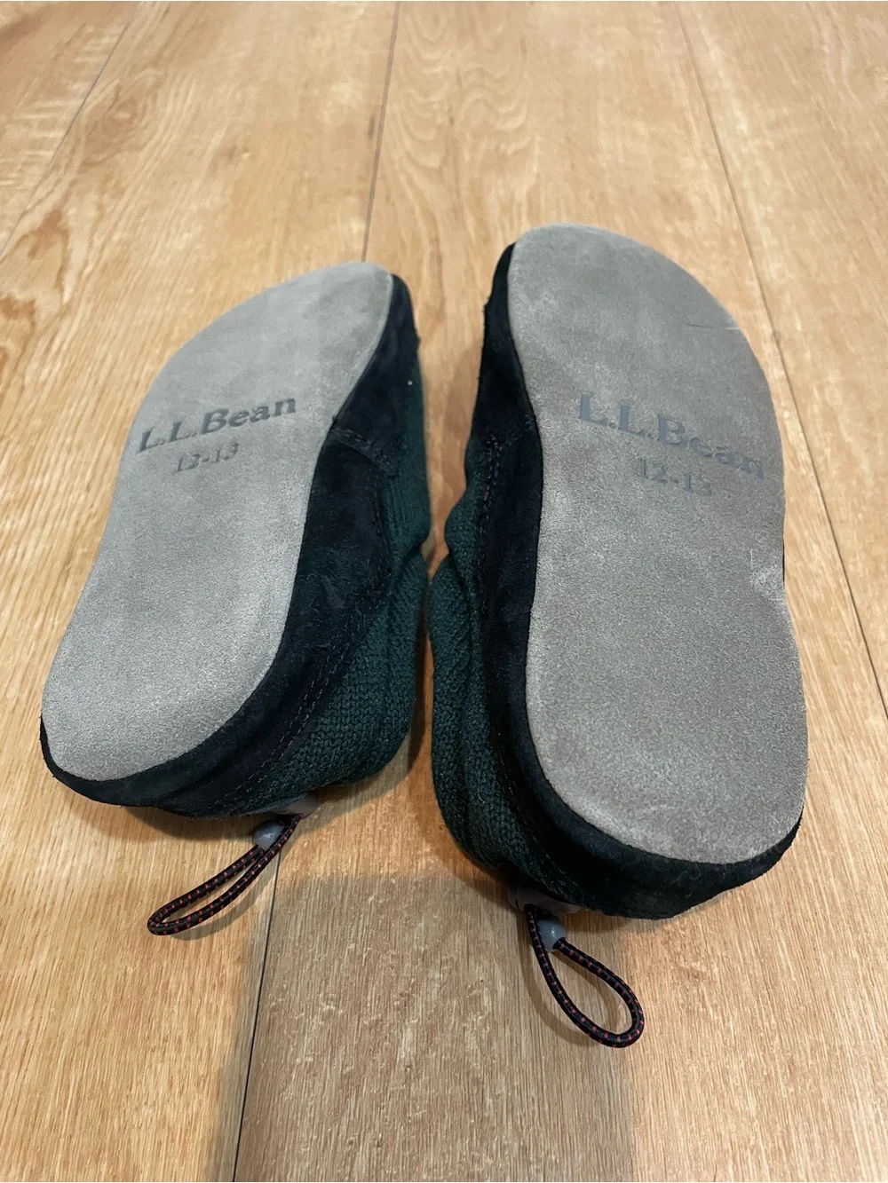 L.L.Bean Kids Happy Camper Snoopy House Slippers Size 12-13 Green NWT No Tags